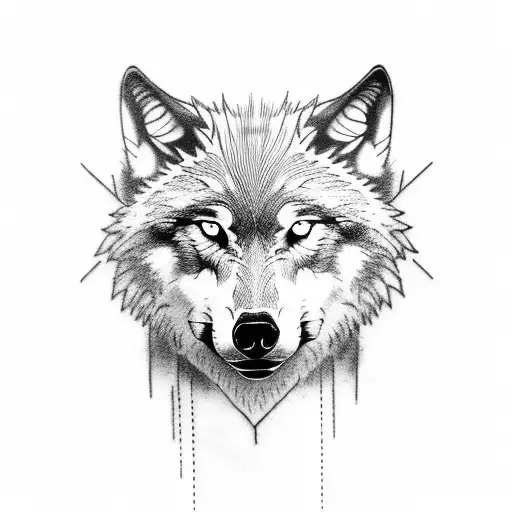 wolf wrapped in lamb skin tattoo design idea