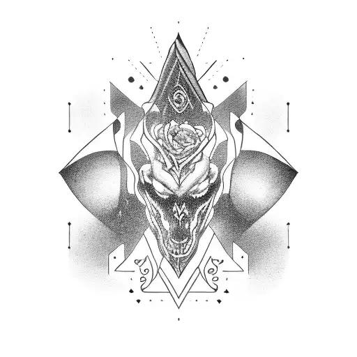 an open door tattoo design idea