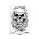 cards tattoo design idea