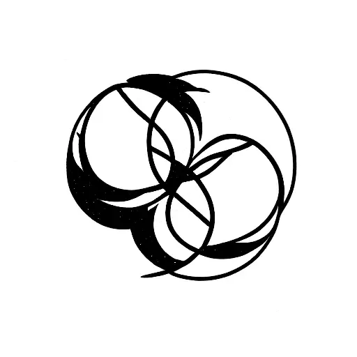 darkside gemini tattoo design idea