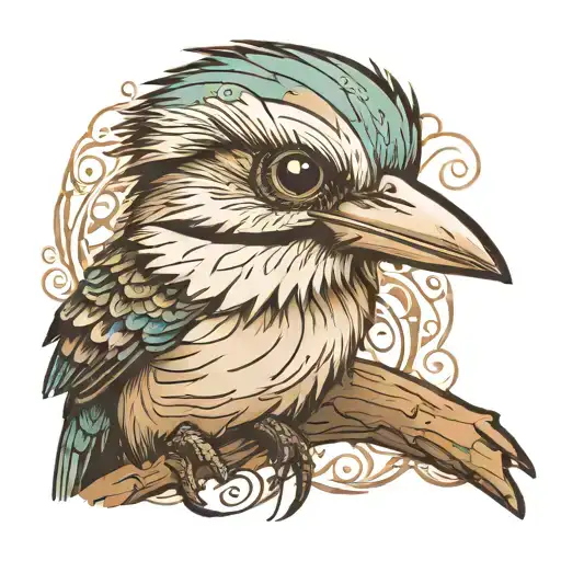 kookaburra tattoo design idea