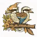 kookaburra tattoo design idea