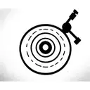 record player tattoo design idea