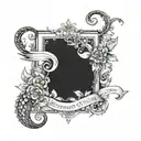 Create a tattoo where it’s a book and on the cover of the book, the title is “Forever and Always” and the author names l tattoo design idea