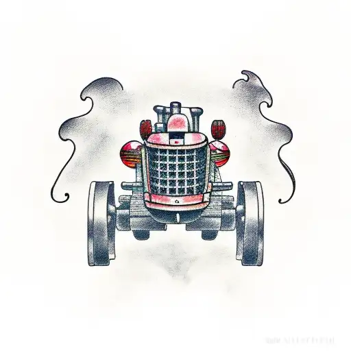 Premium Vector | Tractor vector tattoo black and white tractor silhouette  vector tattoo illustration