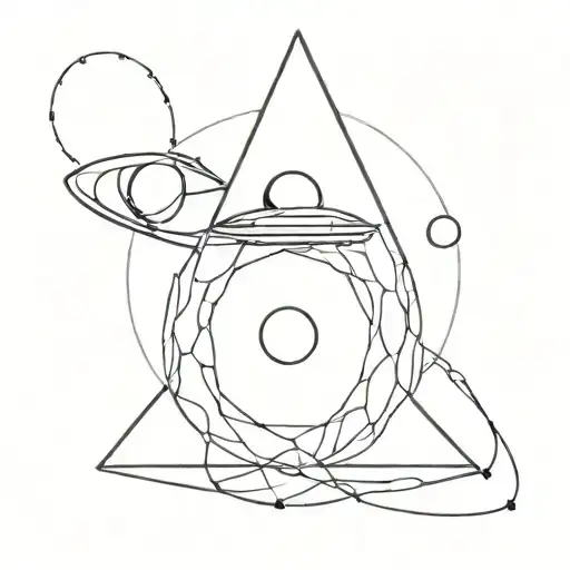 multiverse, portal, aliens, secret symbol tattoo design idea