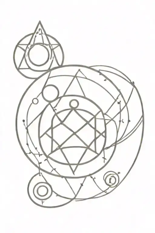 hermetic principles clearly represented  tattoo design idea