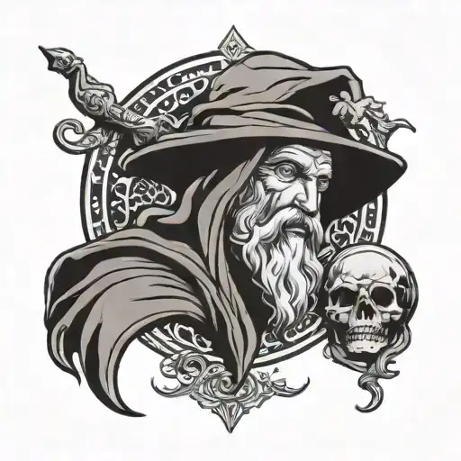 hermes trismegistus principles incorporated into the design tattoo design idea