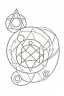 hermetic principles clearly represented  tattoo design idea