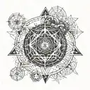 7 hermetic principles  tattoo design idea