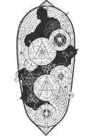 7 hermetic principles  tattoo design idea