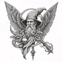 hermes trismegistus principles tattoo design idea