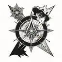 7 hermetic principles with square and compass incorporated  tattoo design idea