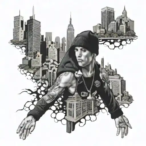 eminem decor new york inspired tattoo tattoo design idea