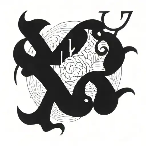 1977 And initials CMA  tattoo design idea