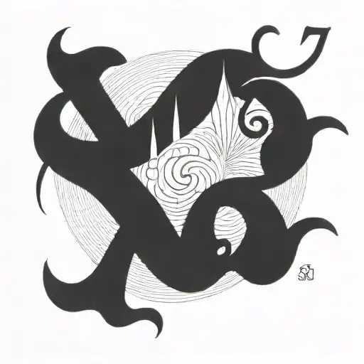 1977 And initials CMA  tattoo design idea