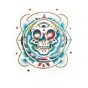 ashura dios tattoo design idea
