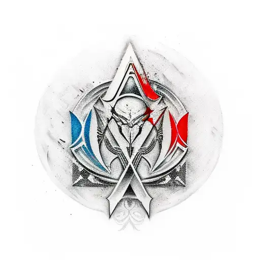 trilogia assassins creed ezio tattoo design idea