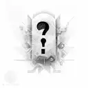 question mark  tattoo design idea