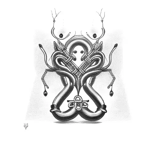 slave chastity cuckold tattoo design idea