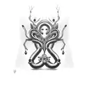 slave chastity cuckold tattoo design idea