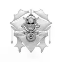 slave chastity cuckold tattoo design idea