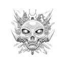 slave chastity cuckold tattoo design idea