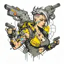 cyberpunk 2077 tattoo design idea