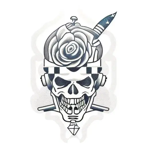 cyber hacker tattoo design idea