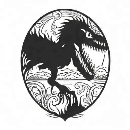 Jurassic Park's Velociraptor tattoo design idea