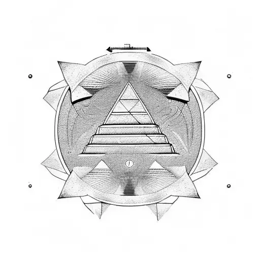 Egyptian pyramid and Mexican pyramids, Gemini, Greek goddess Athena, Viking axe tattoo design idea