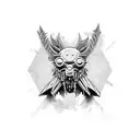 hotline miami tattoo design idea