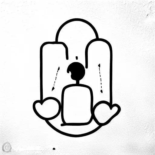 Son and Dad tattoo design idea