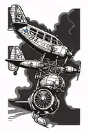 aviation ordinance tattoo design idea