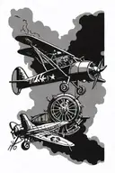 aviation ordinance tattoo design idea