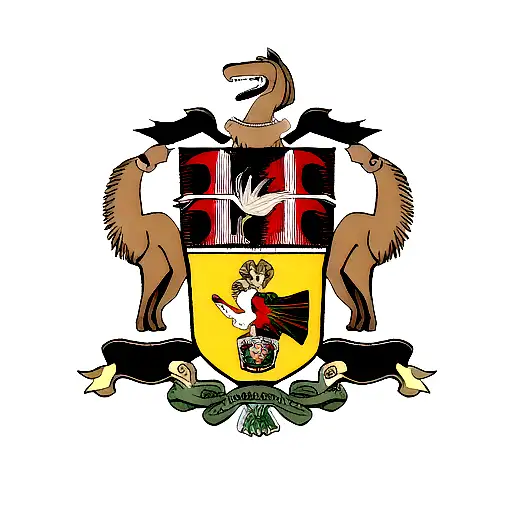 south african coat of arms  tattoo design idea