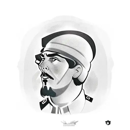 Combine elements of Soviet propaganda posters with a modern twist to create a vibrant and dynamic background for your Che Guevara tattoo. tattoo design idea
