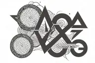 god is greater than the highs and lows tattoo design idea