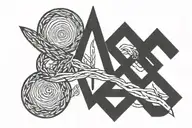 god is greater than the highs and lows tattoo design idea