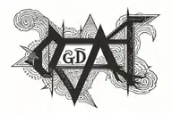 god is greater than highs and lows tattoo design idea