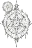 occult tattoo design idea