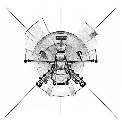 tractor tattoo design idea