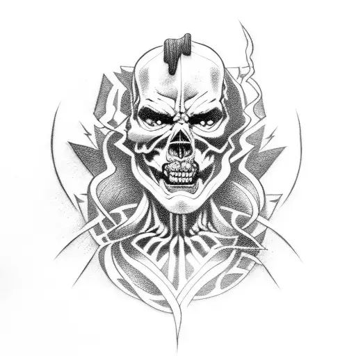 metallica disney tattoo design idea