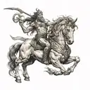 chiron the centaur tattoo tattoo design idea