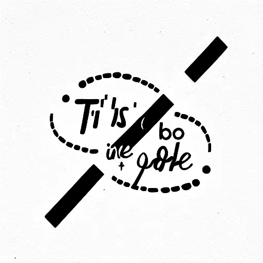 It's okay to not be fine lyrics tattoo design idea