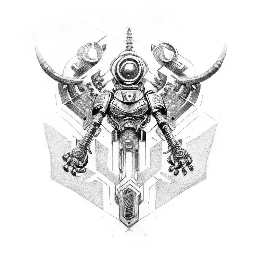 alpha legion insignia tattoo design idea