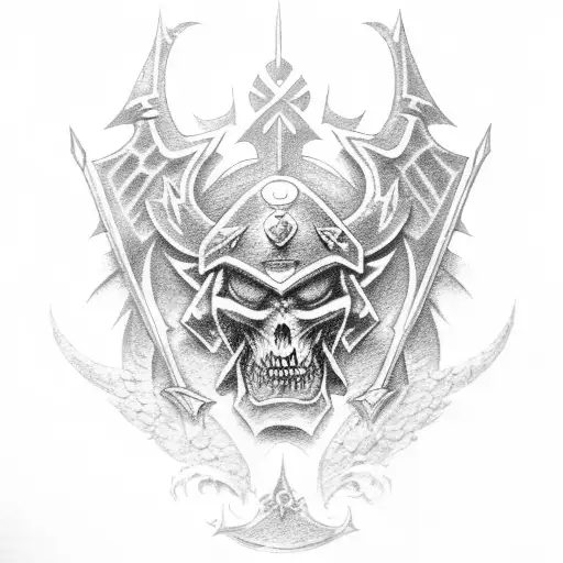 warhammer alpha legion tattoo design idea