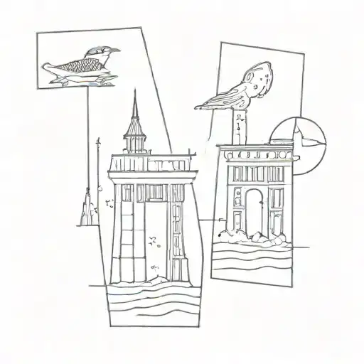 matching tattoo inspired by berlin  tattoo design idea