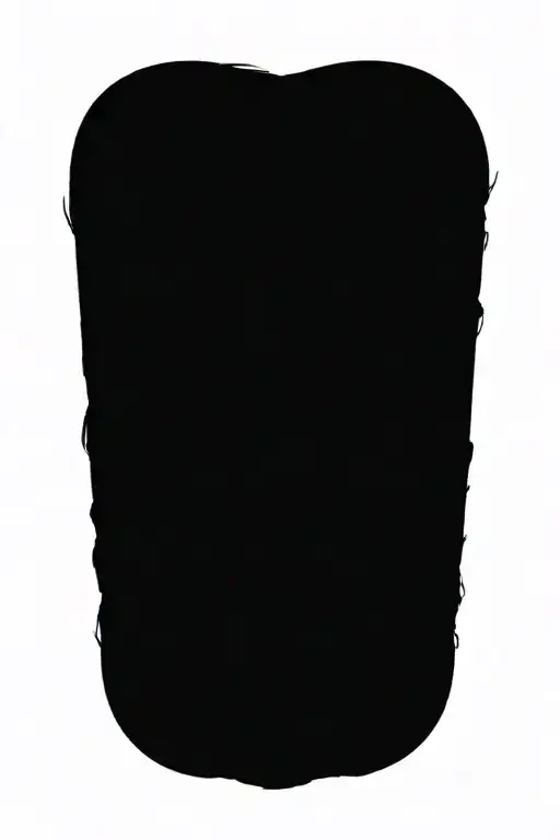 lines and leaves intertwined tattoo design idea