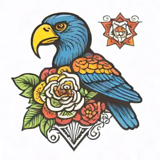 love central america tattoo design idea